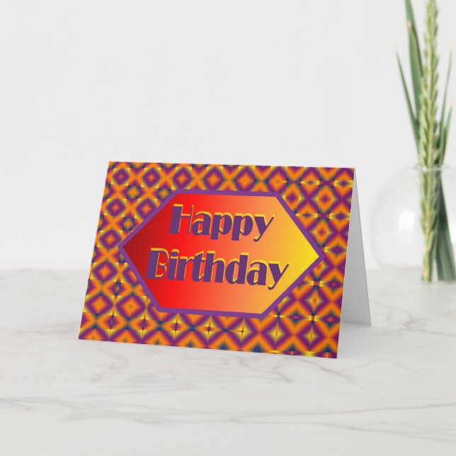 Cartão feliz aniversário (Frente)