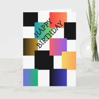 Cartão Feliz aniversário