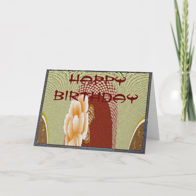 Cartão Feliz aniversário (Frente)