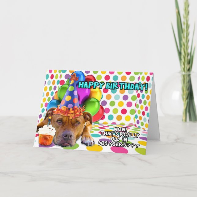 Cartão Feliz aniversario! (Frente)