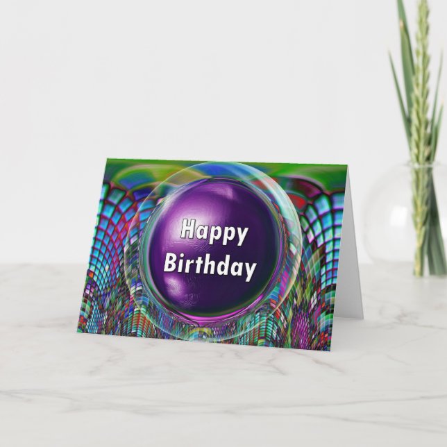 Cartão Feliz aniversário (Frente)