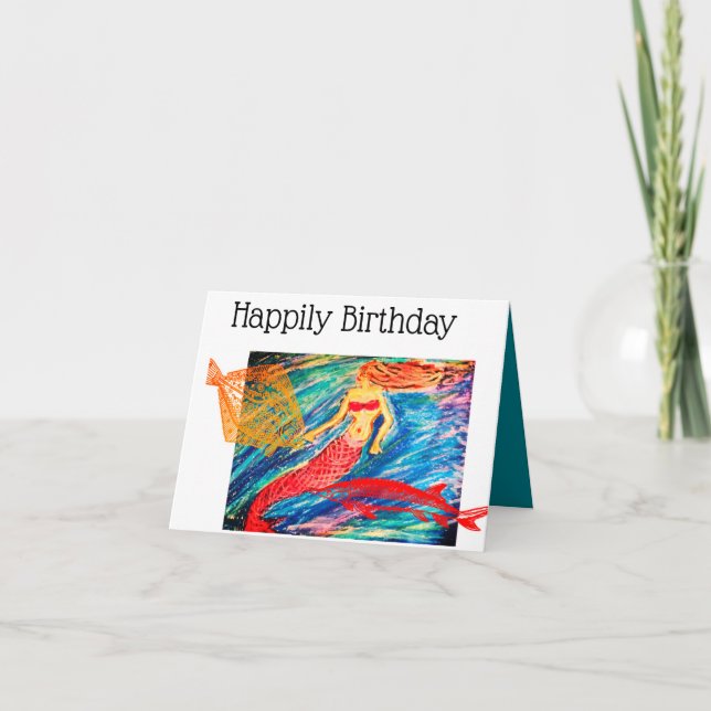 Cartão Feliz aniversário (Frente)