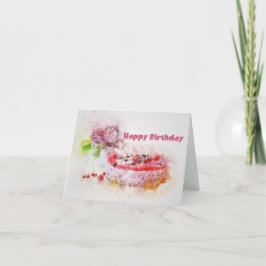 Cartão Feliz aniversário