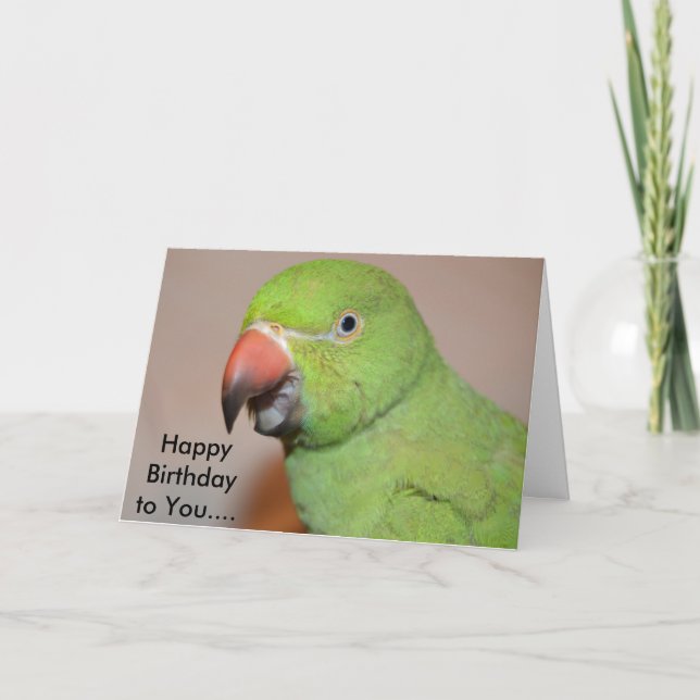 Cartão Feliz aniversario! (Frente)