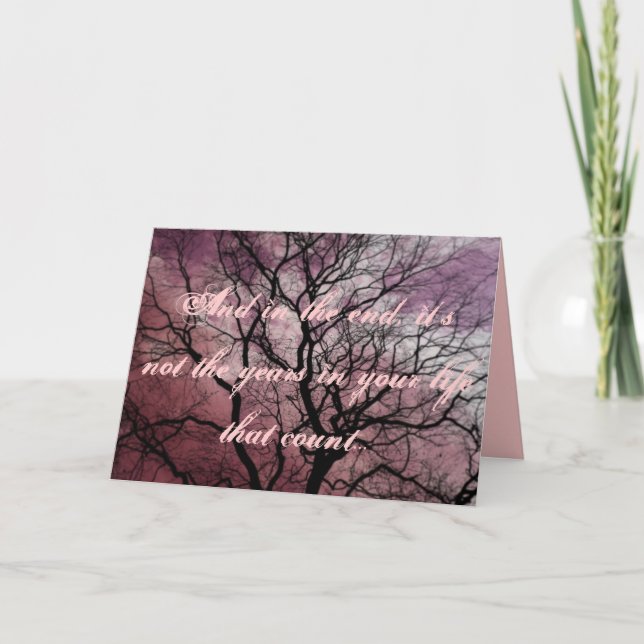 Cartão Feliz aniversário (Frente)