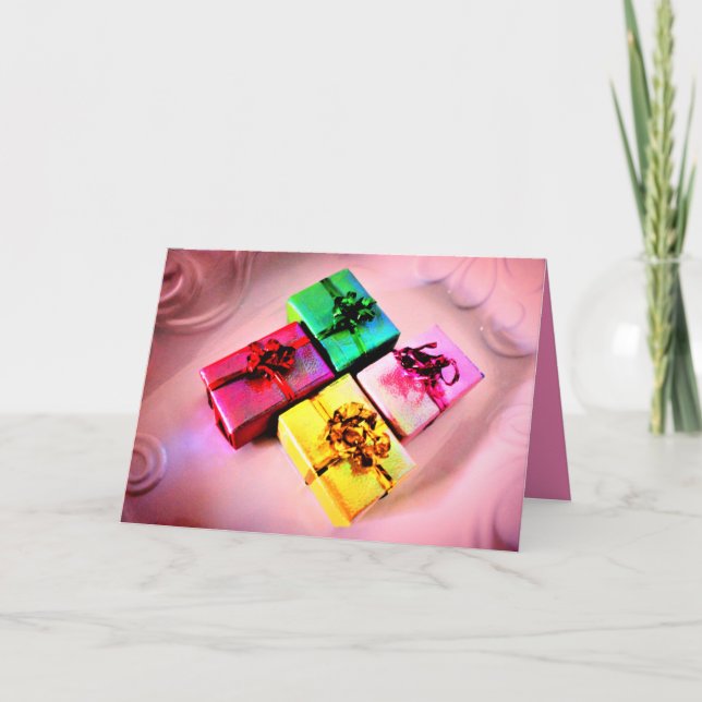 Cartão Feliz aniversário! (Frente)