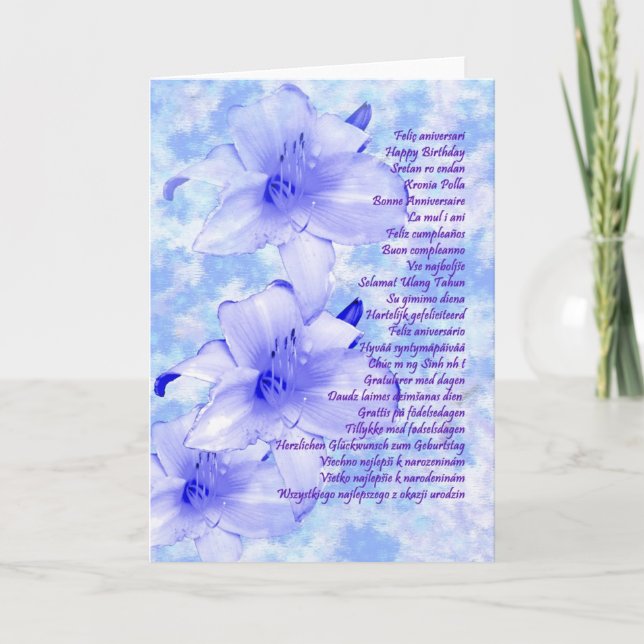 Cartão Feliz aniversario (Frente)