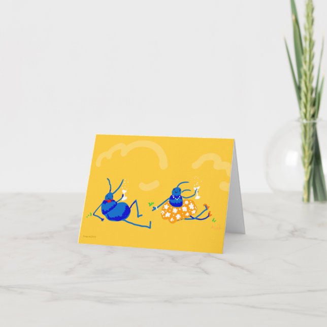 Cartão Feliz aniversário! (Frente)