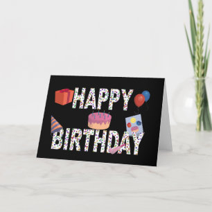 Cartão Feliz aniversário