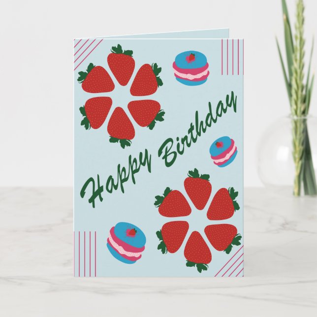 Cartão Feliz aniversário (Frente)