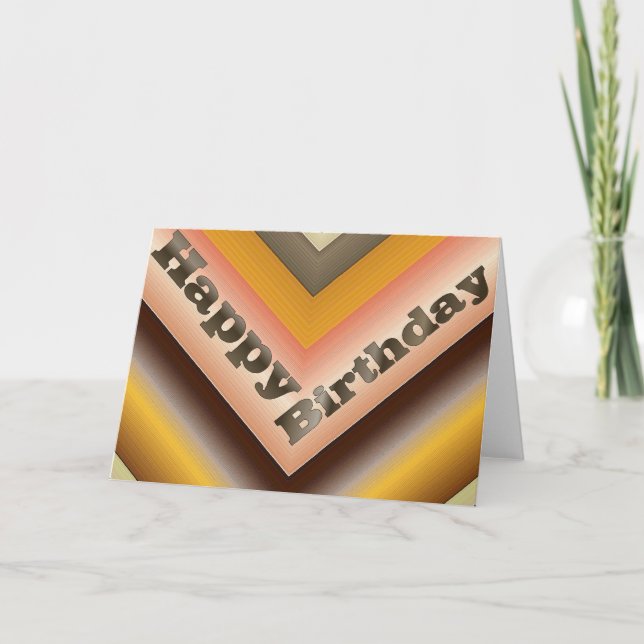 Cartão Feliz aniversário (Frente)