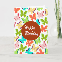 Cartão Feliz aniversário