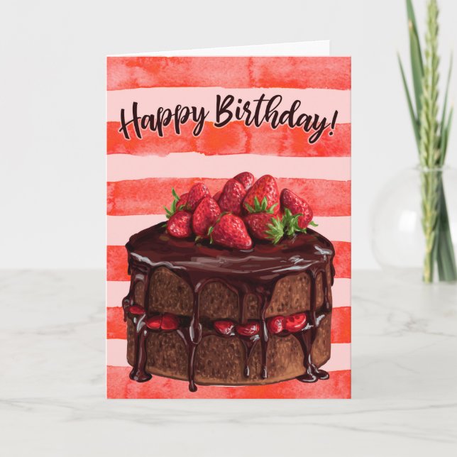 Cartão Feliz aniversário (Frente)