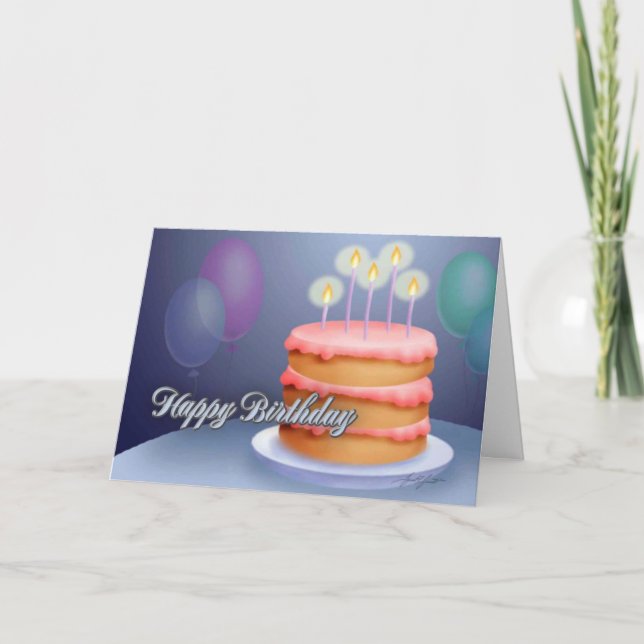 Cartão Feliz Aniversário #4 (Frente)
