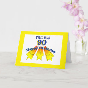 Cartão Feliz Aniversário, 90 Carta Cristã