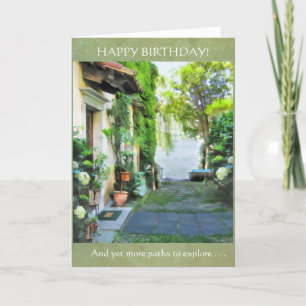 Cartão Feliz aniversário — ainda mais caminhos para ex