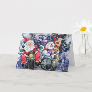 Cartão Feliz Aniversário - Alegria - Natal -