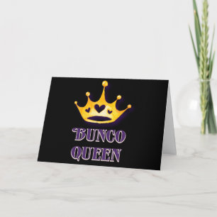 Cartão Feliz Aniversário Amiga Rainha Bunco Moderna
