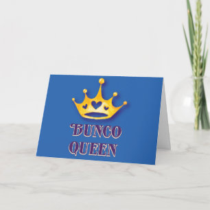 Cartão Feliz Aniversário Amiga Rainha Bunco Moderna