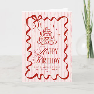 Cartão Feliz aniversário ao melhor amigo de todos!