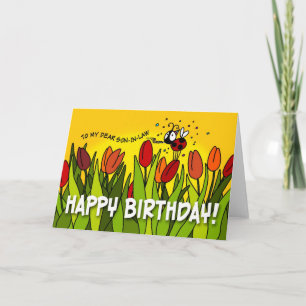 Cartão Feliz Aniversário - Ao Meu Querido Filho-de-Direit