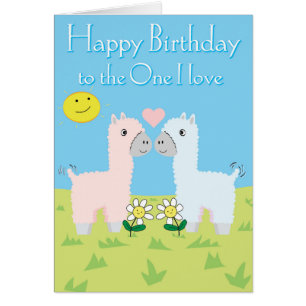 Cartão Feliz aniversario ao um amor de I - aniversário d