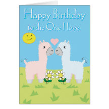 Feliz aniversario ao um amor de I - aniversário da