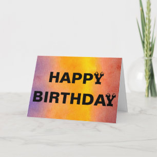 Cartão Feliz Aniversário... aqueles que não dizem a sua i