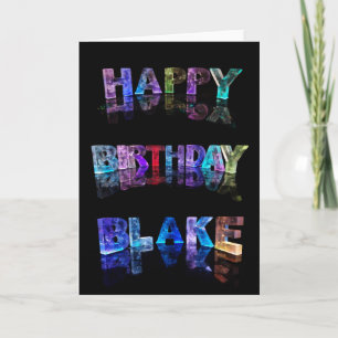Cartão Feliz Aniversário Blake Card