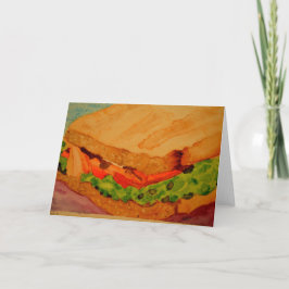 Cartão Feliz aniversário BLT