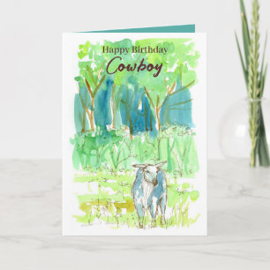 Cartão Feliz Aniversário - Boas-Árvores