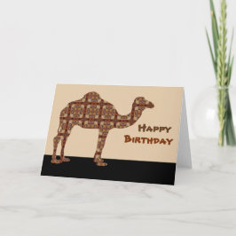 Cartão Feliz Aniversário Camel