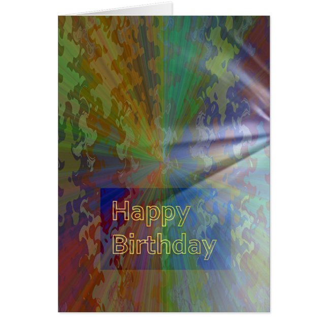 Cartão Feliz aniversario coleção do março de 2012 (Frente)