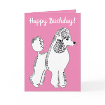 Feliz aniversário! Cor-de-rosa branco padrão