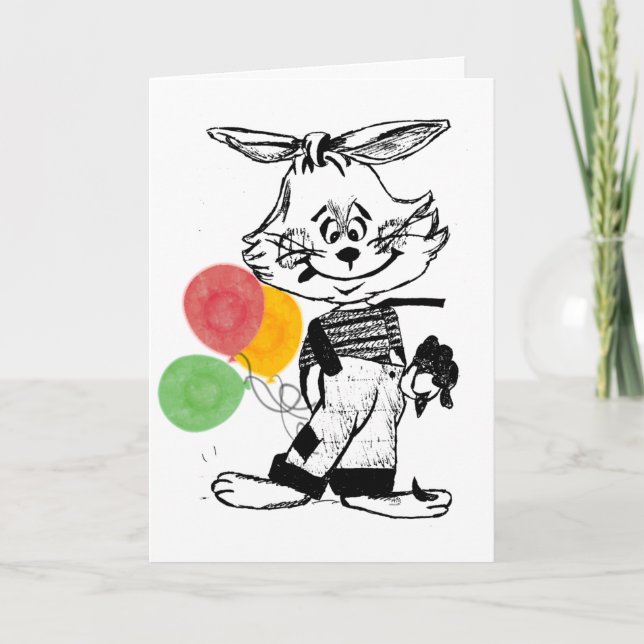 Cartão Feliz Aniversário (Cor-me) (Frente)