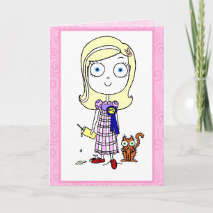 Cartão Feliz aniversário, Cutie-Pie!