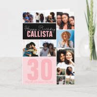 Feliz Aniversário da Colagem de Fotos de Amigos da