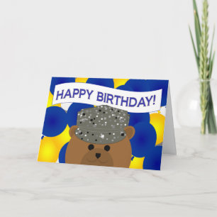 Cartão Feliz Aniversário da Força Aérea.