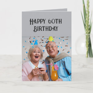 Cartão Feliz Aniversário da Idade Personalizada Sobre o H