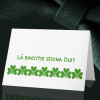 Feliz Aniversário da Irlanda