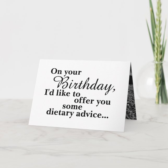 Cartão Feliz Aniversário da Rosquinha da Comida Engraçada (Frente)