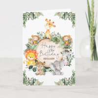 Feliz Aniversário da Selva Selva Safari