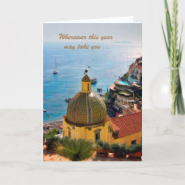 Cartão Feliz aniversário da vida é uma aventura