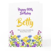 Feliz Aniversário das Flores Selvagens Amarelas Ro