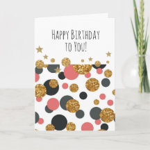 Feliz aniversário de Bolinhas Douradas