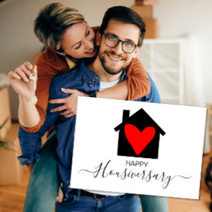 Cartão Feliz aniversário de casa aniversário da casa indi