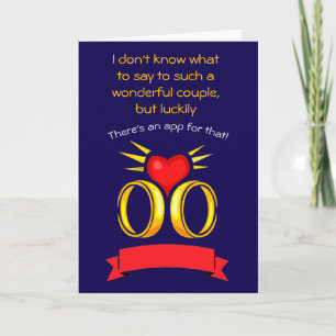 Cartão feliz aniversário de casamento