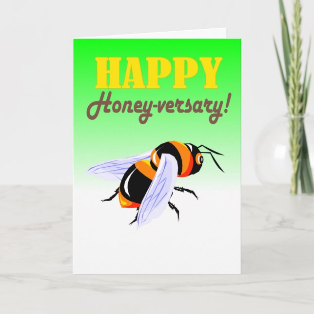 Cartão feliz aniversário de casamento (Frente)