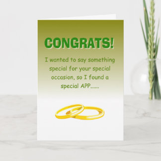 Cartão feliz aniversário de casamento