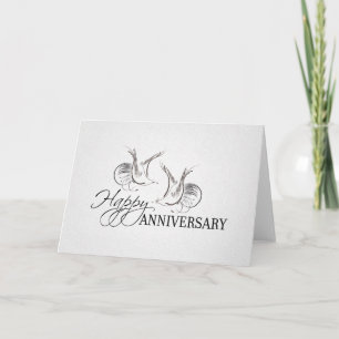 Cartão feliz aniversário de casamento parabéns